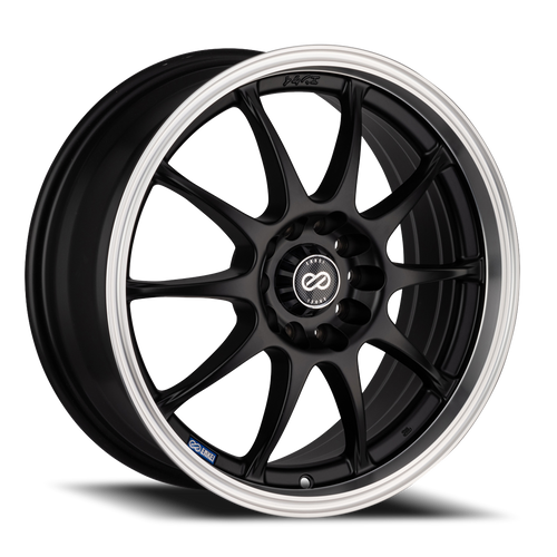 Enkei J10 Wheel 17x7 5x112 & 5x120 Black 38mm | 409-770-16BK