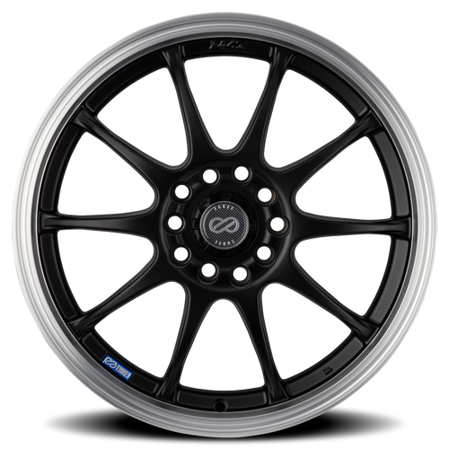Enkei J10 Wheels Rims 18x7.5 4x100 4x114.3 Black 42mm | 409