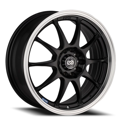 Enkei J10 Wheel 18x7.5 5x100 & 5x114.3 Black 38mm | 409-875-12BK