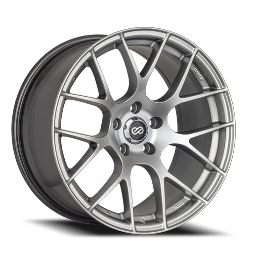 Enkei Raijin Wheel 18x8.5 5x114.3 Hyper Silver 50mm | 467-885-6550HS