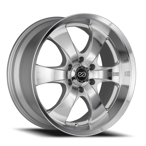 Enkei M6 Wheel 20x9 6x139.7 Silver Machined 10mm | 482-290-8410MF
