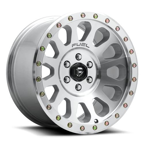 Fuel D647 Vector Wheel 18x9 6x139.7 Diamond Cut Machined With Clear Coat With 1mm - FREE T-SHIRT INCLUDED! | D64718908450