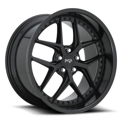 Niche M226 Vice Wheel 19x8.5 5x114.3 Black 35mm - FREE T-SHIRT INCLUDED! | M226198565+35