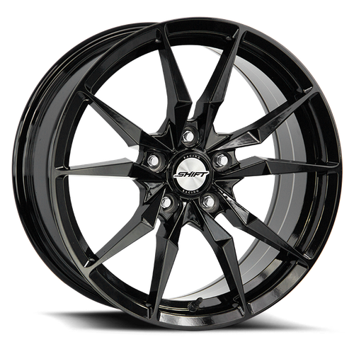 DOORBUSTER PRICING! - Shift H29 Blade Wheel 18x8 5x114.3 Gloss Black 35mm - FREE T-SHIRT INCLUDED! | H29851435GB