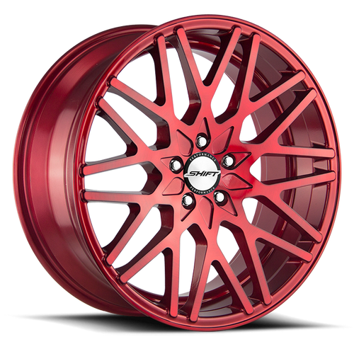 DOORBUSTER PRICING! - Shift H32 Formula Wheel 18x8 5x114.3 Candy Red 35mm - FREE T-SHIRT INCLUDED! | H32851435R