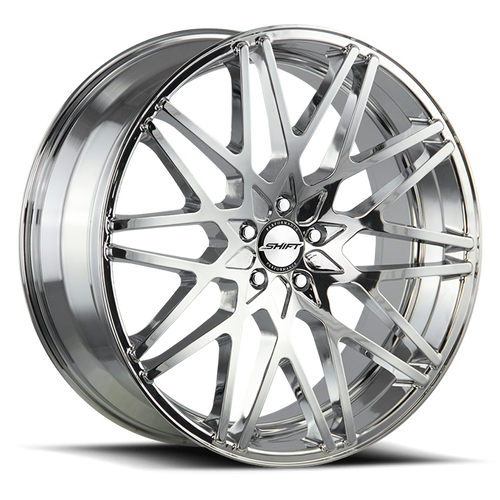 DOORBUSTER PRICING! - Shift H32 Formula Wheel 18x8 5x114.3 Chrome 35mm - FREE T-SHIRT INCLUDED! | H32851435