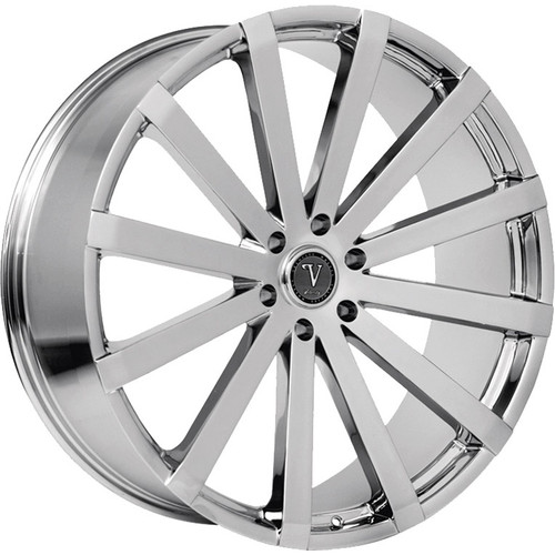 Velocity Vw12 Wheels Rims 24x9.5 6x139.7 Chrome 25mm | WVWW012S47O16P024F072C16