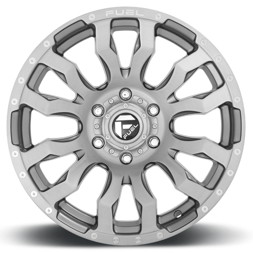 Fuel D693 Blitz 20x9 8x165.1/8x6.5 Platinum 1mm Wheels