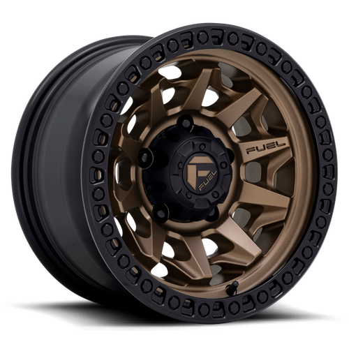 Fuel D696 Covert Wheel 20x9 5x127 Matte Bronze With Black Ring 1mm - FREE T-SHIRT INCLUDED! | D69620907550