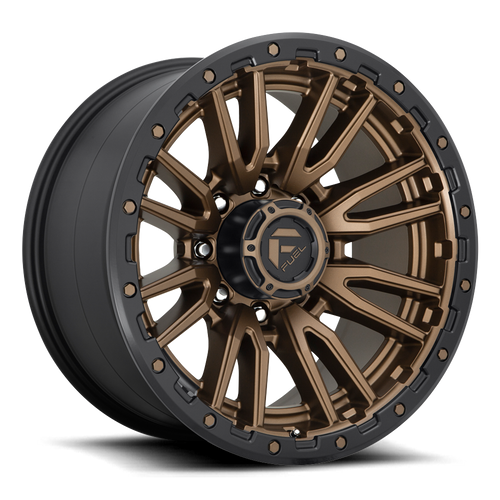 Fuel D681 Rebel Wheel 22x10 8x165.1 Matte Bronze With Black Ring -18mm - FREE T-SHIRT INCLUDED! | D68122008247