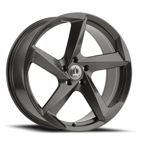 Lux Le 2 Wheel 20x8.5 5x114.3 Lava Gray 31mm | LUXLE220855114+31B-D