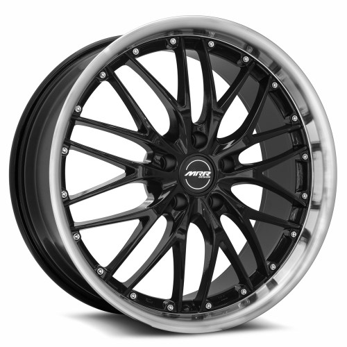 Mrr Gt1 Wheels Rims 19x8.5 5x112 Black Machined Lip 25mm | GT0119855xx20BK-51225