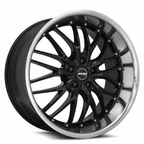 Mrr Gt1 Wheels Rims 20x10 5x120 Black Machined Lip 40mm | GT0120A05xx20BK-52040