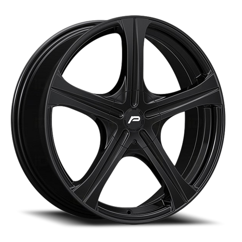 Pacer 403Bk Slalom Wheel 18x7.5 5x108 & 5x114.3 Gloss Black 45mm | 403-8714+45BK