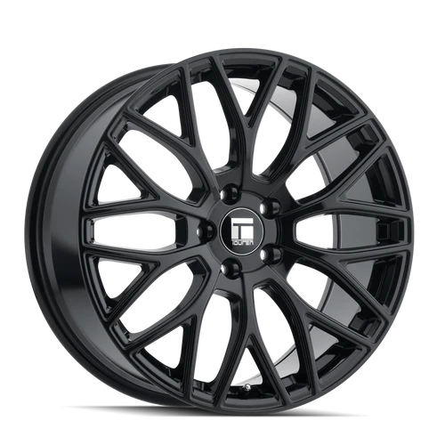 Touren Tr76 Wheels Rims 17x8 5x108 Gloss Black 35mm | 3276-7831GB35