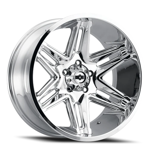Vision Razor 363 Wheel 24x12 6x139.7 Chrome -51mm - MINIMUM PURCHASE OF 4 WHEELS | 363-24283C-51