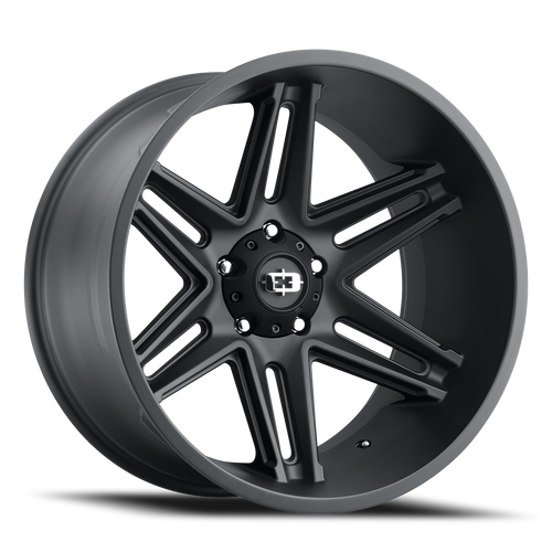 Vision Razor 363 Wheel 20x12 6x139.7 Satin Black -51mm | 363-20283SB-51
