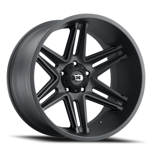 Vision Razor 363 Wheel 22x12 6x135 Satin Black -51mm | 363-22236SB-51