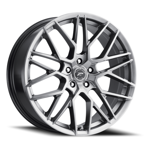 Platinum 459G Retribution Wheel 18x8 5x100 Bright Graphite w/Clear Coat 35mm | 459-8880G+35