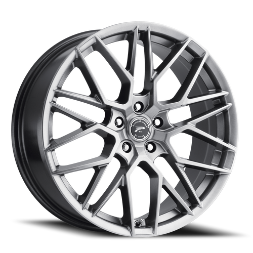 Platinum 459G Retribution Wheel 17x8 5x112 Bright Graphite w/Clear Coat 40mm | 459-7844G+40
