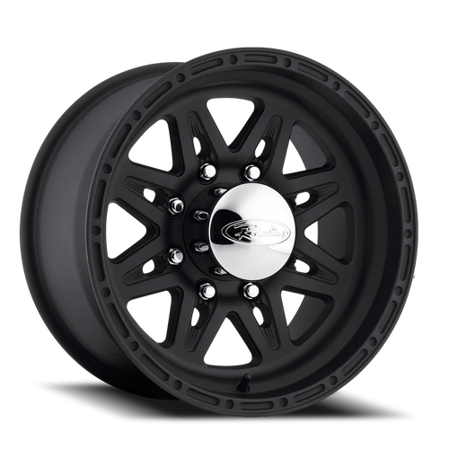 DOORBUSTER PRICING! - Raceline 892 Renegade Wheel 16x8 8x165.1 Satin Black 0mm - FREE T-SHIRT INCLUDED! | 892-68080