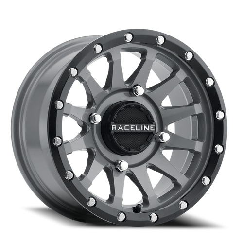 DOORBUSTER PRICING! - Raceline Trophy Atv Utv Wheel 14x7 4x137 Grey 38mm - FREE T-SHIRT INCLUDED! | A95SG-47037+38