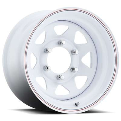 Allied White Spoke Wheel 15x7 5x4.75 (5x120.65) White -6MM | 8057034