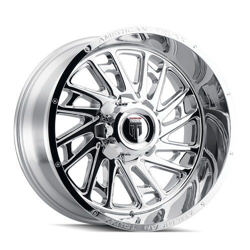 American Truxx At1905 Blade Wheels Rims 22x12 6x135 6x139.7 Chrome -44mm | AT1905-22237C-44