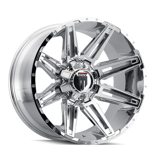 American Truxx At1903 Boom Wheels Rims 20x9 8x165.1 Chrome -12mm | AT1903-2981C-12