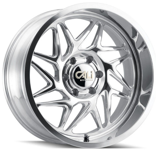 Cali Off-Road Gemini Wheels Rims 20x10 5x127 Polished -25mm | 9112-2173P