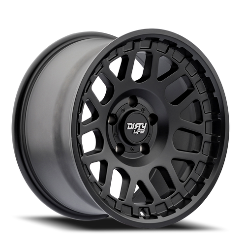 DOORBUSTER PRICING! - Dirty Life Mesa Wheel 17x9 6x139.7 Matte Black -12mm | 9306-7983MB12