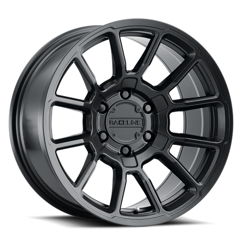 Raceline 950B Gauge Wheels Rims 18x9 8x170 Satin Black -12mm | 950B-89081-12