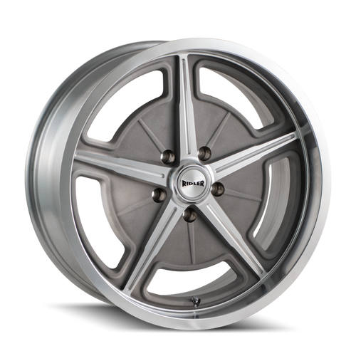 Ridler 605 Wheels Rims 17x8 5x114.3 Machined 0mm | 605-7865GM
