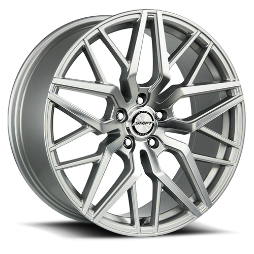 DOORBUSTER PRICING! - Shift H33 Spring Wheel 20x8.5 5x120 Silver Machined 32mm - FREE T-SHIRT INCLUDED! | H33052032SM