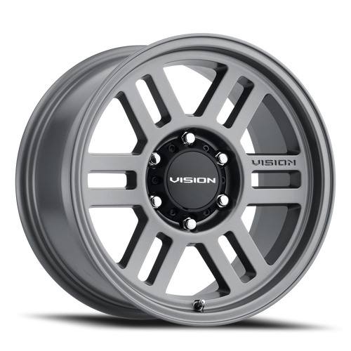 Vision Manx 2 355 Overland Wheel 17x9 6x139.7 Satin Grey -12mm | 355-7983SG-12