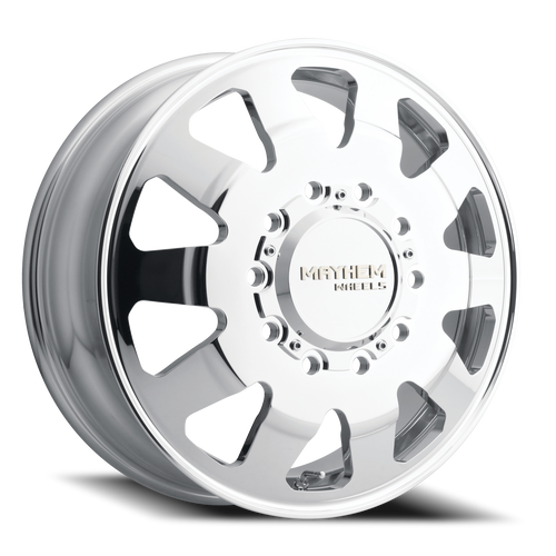 DOORBUSTER PRICING! - Mayhem 8181 Dually Wheel 22x8.25 10x225 Polished 169mm | 8181-22820P