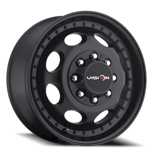 Vision Hauler 181 Dually Wheel 17x6.5 8x200 Matte Black 121mm | 181Z7680MBF