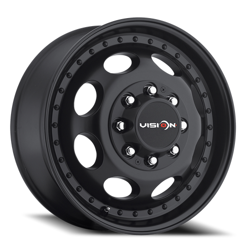 Vision Hauler 181 Dually Wheel 17x6.5 8x170 Matte Black 121mm | 181Z7670MBF