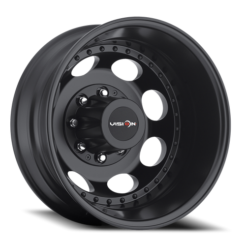 Vision Hauler 181 Dually Wheel 17x6.5 8x170 Matte Black -143mm | 181Z7670MBR