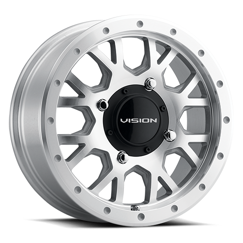 Vision Invader Gv8 Atv Utv Wheel - 15x6 4x110 Machined 38mm | GV8-156110ACMF48