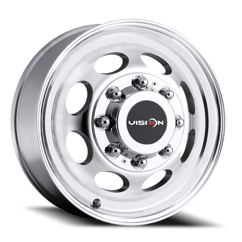 Vision Hauler 181 Dually Wheel - 19.5x6.75 8x165.1 Machined 102mm | 181Z9681MF121NR