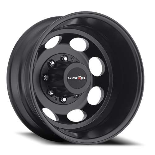 Vision Hauler 181 - Dually Wheel 19.5x6.75 8x165.1 Matte Black -143mm | 181Z9681MBR121NR