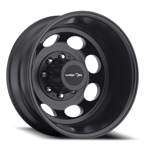 Vision Hauler 181 Dually Wheel 19.5x6.75 8x165.1 Matte Black -143mm | 181Z9681MBR124NR