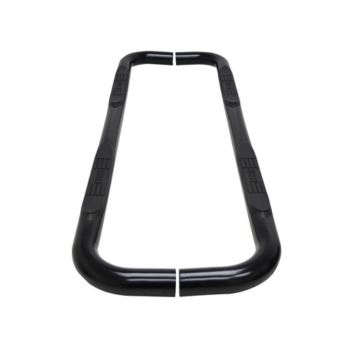 Westin E-Series 3 Round Nerf Step Bars. Black. | BCTC 23-4125