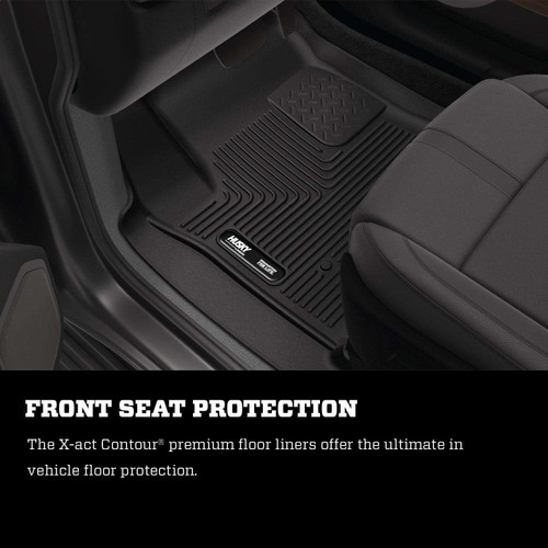 Husky Liners® Black Rear X-act Contour Floor Liner | 53691 | Free Shipping!
