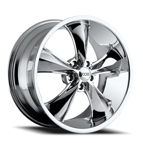 Foose F105 Legend Wheel 20x10 5x114.3 Chrome 40mm - FREE T-SHIRT INCLUDED! | F105200065+40