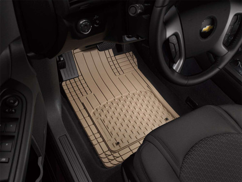 WeatherTech® Tan Front and 2nd Row Universal All Vehicle Mat | 11AVMOTHST | Free Shipping!