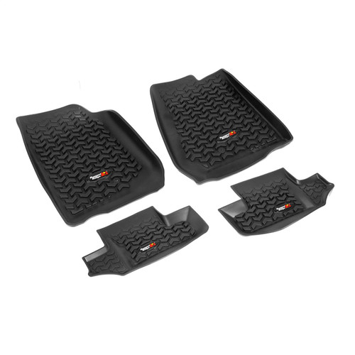 Rugged Ridge® Black Front and Rear All Terrain Floor Liner | 12987.02 | Free Shipping!