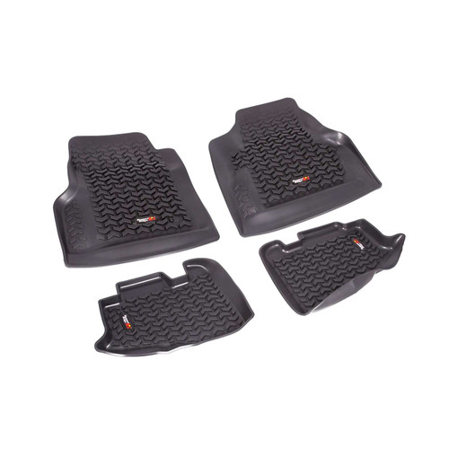 Rugged Ridge® Black Front and Rear All Terrain Floor Liner | 12987.1 | Free Shipping!
