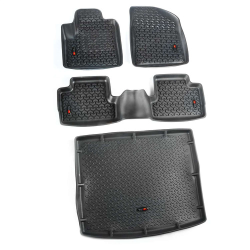 Rugged Ridge® Black Front and Rear All Terrain Floor Liner | 12988.29 | Free Shipping!